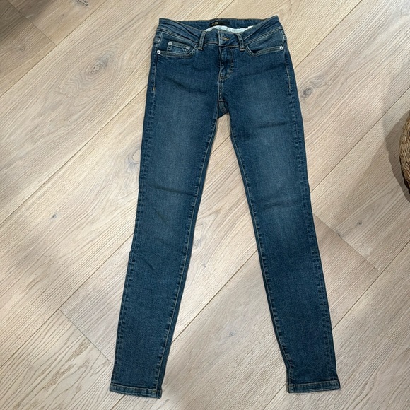 Maje slim fit denim jeans FR size 36, fits US 2 or 25-26 - Picture 1 of 5